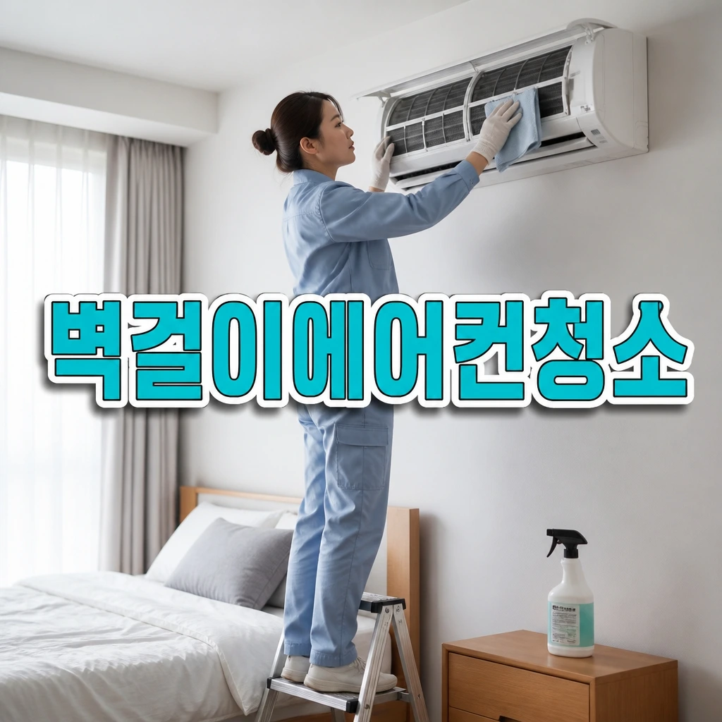 대구광역시 청소업체추천 - 벽걸이에어컨청소 관련 상담 안내 이미지