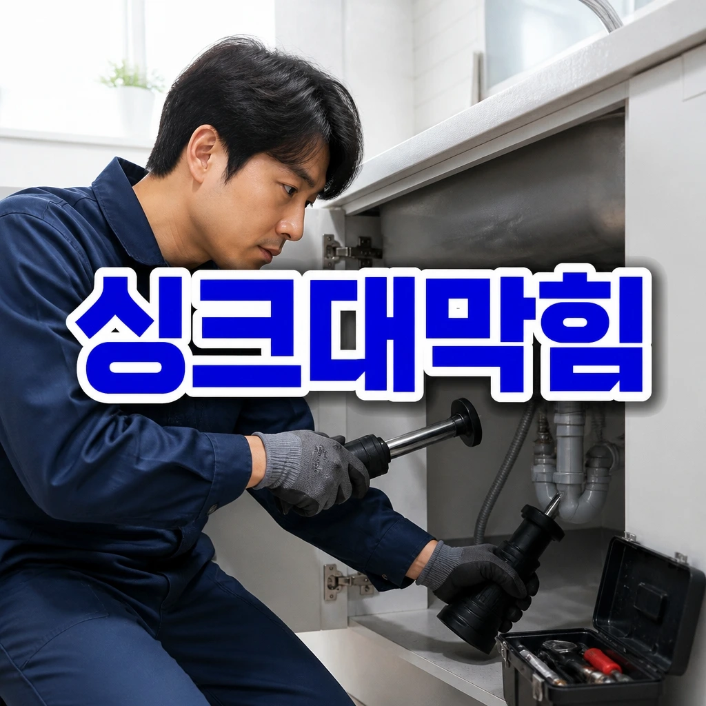 대전광역시 집수리비교사이트 - 싱크대막힘 관련 상담 안내 이미지